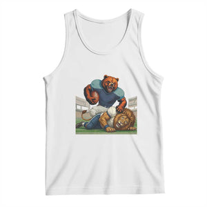 Football Rival Gift Tank Top Fierce Br Defeating Lio TS12 White Print Your Wear