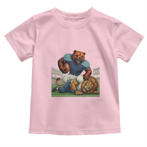Football Rival Gift Toddler T Shirt Fierce Br Defeating Lio TS12 Light Pink Print Your Wear