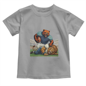 Football Rival Gift Toddler T Shirt Fierce Br Defeating Lio TS12 Sport Gray Print Your Wear