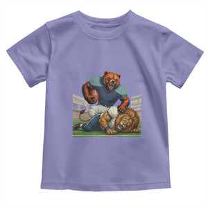 Football Rival Gift Toddler T Shirt Fierce Br Defeating Lio TS12 Violet Print Your Wear