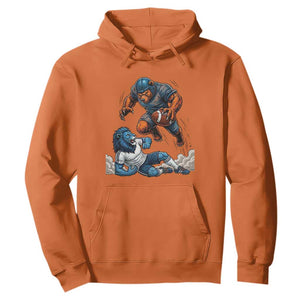 Fierce Br Defeating Lio Hoodie Gift For Football Lovers TS12 Orange Print Your Wear