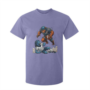 Fierce Br Defeating Lio T Shirt For Kid Gift For Football Lovers TS12 Violet Print Your Wear