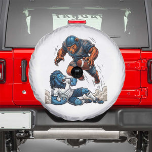 Fierce Br Defeating Lio Spare Tire Cover Gift For Football Lovers TS12 White Print Your Wear