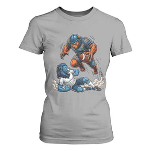 Fierce Br Defeating Lio T Shirt For Women Gift For Football Lovers TS12 Sport Gray Print Your Wear