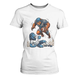 Fierce Br Defeating Lio T Shirt For Women Gift For Football Lovers TS12 White Print Your Wear
