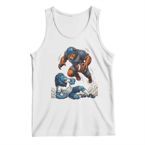 Fierce Br Defeating Lio Tank Top Gift For Football Lovers TS12 White Print Your Wear