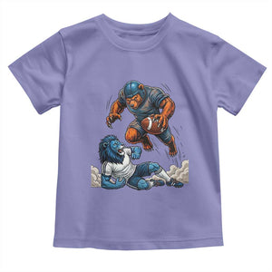 Fierce Br Defeating Lio Toddler T Shirt Gift For Football Lovers TS12 Violet Print Your Wear