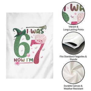 Birthday Girl I Was 6 Now I Am 7 Garden Flag Gift For Alpha Kids TS12 Print Your Wear