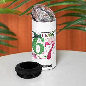 Birthday Girl I Was 6 Now I Am 7 4 in 1 Can Cooler Tumbler Gift For Alpha Kids TS12 Print Your Wear