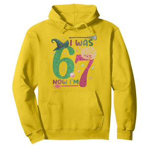 Birthday Girl I Was 6 Now I Am 7 Hoodie Gift For Alpha Kids TS12 Daisy Print Your Wear