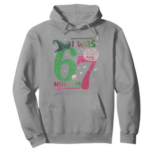 Birthday Girl I Was 6 Now I Am 7 Hoodie Gift For Alpha Kids TS12 Sport Gray Print Your Wear