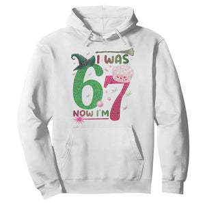 Birthday Girl I Was 6 Now I Am 7 Hoodie Gift For Alpha Kids TS12 White Print Your Wear