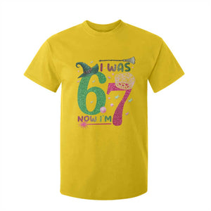 Birthday Girl I Was 6 Now I Am 7 T Shirt For Kid Gift For Alpha Kids TS12 Daisy Print Your Wear