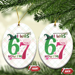 Birthday Girl I Was 6 Now I Am 7 Ceramic Ornament Gift For Alpha Kids TS12 Print Your Wear