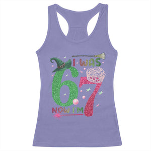 Birthday Girl I Was 6 Now I Am 7 Racerback Tank Top Gift For Alpha Kids TS12 Violet Print Your Wear