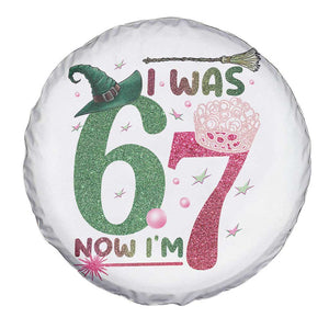 Birthday Girl I Was 6 Now I Am 7 Spare Tire Cover Gift For Alpha Kids TS12 Print Your Wear