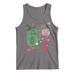 Birthday Girl I Was 6 Now I Am 7 Tank Top Gift For Alpha Kids TS12 Deep Heather Print Your Wear