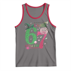 Birthday Girl I Was 6 Now I Am 7 Tank Top Gift For Alpha Kids TS12 Deep Heather Red Print Your Wear