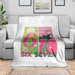 I Was Six Now I Am Seven Throw Blanket Fantasy Birthday Girl TS12 Print Your Wear
