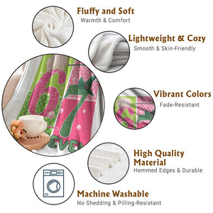 I Was Six Now I Am Seven Throw Blanket Fantasy Birthday Girl TS12 Print Your Wear