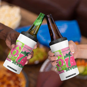 I Was Six Now I Am Seven 4 in 1 Can Cooler Tumbler Fantasy Birthday Girl TS12 Print Your Wear