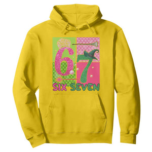 I Was Six Now I Am Seven Hoodie Fantasy Birthday Girl TS12 Daisy Print Your Wear