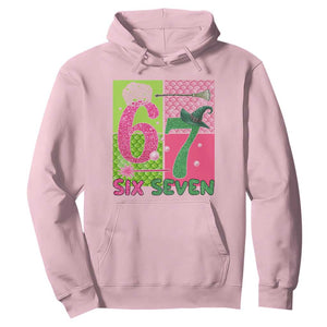 I Was Six Now I Am Seven Hoodie Fantasy Birthday Girl TS12 Light Pink Print Your Wear