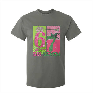 I Was Six Now I Am Seven T Shirt For Kid Fantasy Birthday Girl TS12 Military Green Print Your Wear