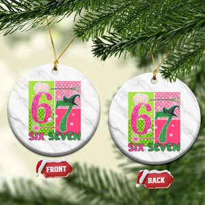 I Was Six Now I Am Seven Ceramic Ornament Fantasy Birthday Girl TS12 1pc White Marble Print Your Wear