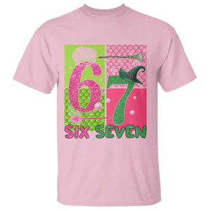 I Was Six Now I Am Seven T Shirt Fantasy Birthday Girl TS12 Light Pink Print Your Wear