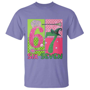 I Was Six Now I Am Seven T Shirt Fantasy Birthday Girl TS12 Violet Print Your Wear