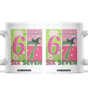 I Was Six Now I Am Seven Coffee Mug Fantasy Birthday Girl TS12 White Print Your Wear