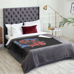 I Was 6 Now I Am 7 Throw Blanket Funny Spider Birthday Boy TS12 Print Your Wear