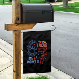 Spider Boy I Was 6 Now I Am 7 Garden Flag Seventh Birthday Gift TS12 Print Your Wear