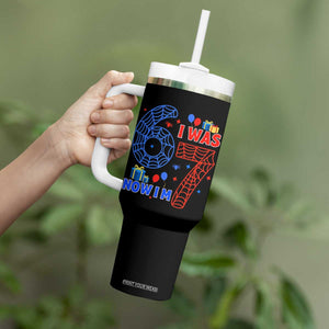 Spider Boy I Was 6 Now I Am 7 Tumbler With Handle Seventh Birthday Gift TS12 Print Your Wear