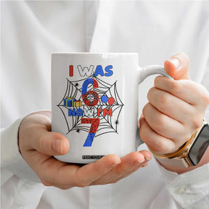 I Was 6 Now I Am 7 Coffee Mug Spider Themed Birthday Boy TS12 Print Your Wear