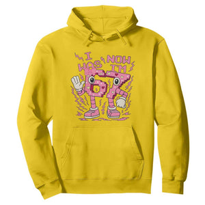 Seven Years Old Birthday Girl Hoodie I Was 6 Now I Am 7 TS12 Daisy Print Your Wear