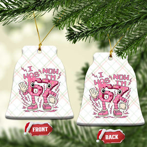 Seven Years Old Birthday Girl Ceramic Ornament I Was 6 Now I Am 7 TS12 Print Your Wear