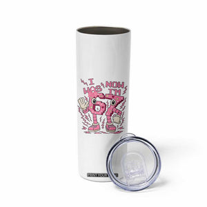 Seven Years Old Birthday Girl Skinny Tumbler I Was 6 Now I Am 7 TS12 Print Your Wear