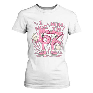 Seven Years Old Birthday Girl T Shirt For Women I Was 6 Now I Am 7 TS12 White Print Your Wear