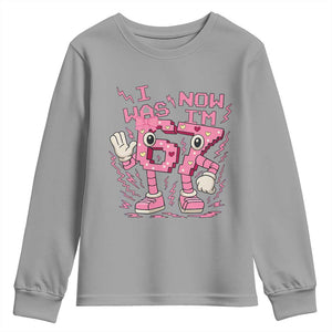 Seven Years Old Birthday Girl Youth Sweatshirt I Was 6 Now I Am 7 TS12 Sport Gray Print Your Wear