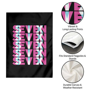 Six Seven Glitch Optical Illusion Meme Garden Flag Funny Gen Z Alpha Gift TS12 Print Your Wear