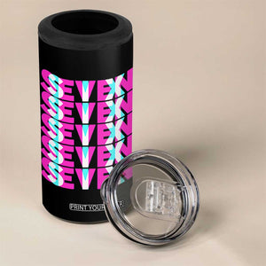 Six Seven Glitch Optical Illusion Meme 4 in 1 Can Cooler Tumbler Funny Gen Z Alpha Gift TS12 Print Your Wear