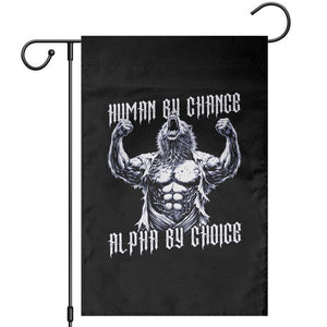 Funny Cringe Werewolf Memes Garden Flag Human By Chance Alpha By Choice TS12 Black Print Your Wear