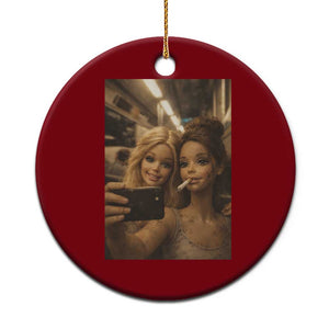 Funny Selfie Doll Meme Ceramic Ornament Aesthetic Doll Face Graphic TS12 1pc Red Print Your Wear