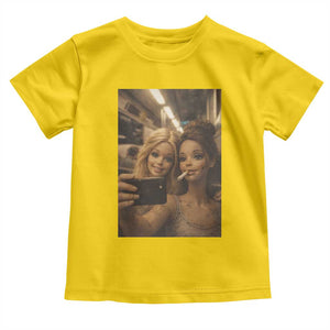 Funny Selfie Doll Meme Toddler T Shirt Aesthetic Doll Face Graphic TS12 Daisy Print Your Wear