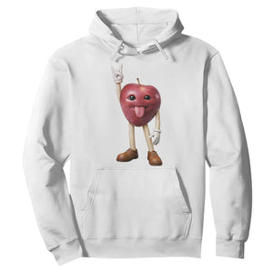 Funny Apple With Face Wapple Meme Hoodie TS12 White Print Your Wear
