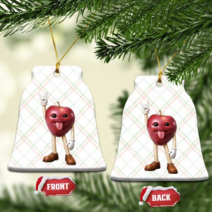 Funny Apple With Face Wapple Meme Ceramic Ornament TS12 Print Your Wear