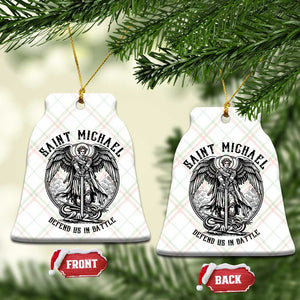 Saint Michael Heavenly Warrior Ceramic Ornament Defend Us In Battle TS12 Print Your Wear