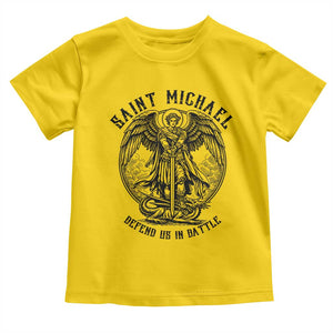 Saint Michael Heavenly Warrior Toddler T Shirt Defend Us In Battle TS12 Daisy Print Your Wear
